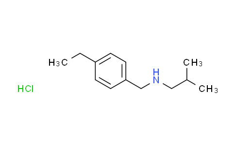 CAS No. 1049678-11-6, N-(4-ethylbenzyl)-2-methyl-1-propanamine hydrochloride