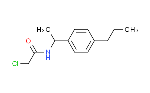 CAS No. 915921-90-3, 2-chloro-N-[1-(4-propylphenyl)ethyl]acetamide