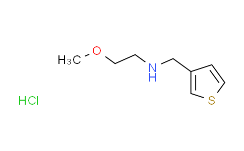 CAS No. 1049713-62-3, (2-methoxyethyl)(3-thienylmethyl)amine hydrochloride
