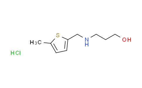 CAS No. 1050502-69-6, 3-{[(5-methyl-2-thienyl)methyl]amino}-1-propanol hydrochloride