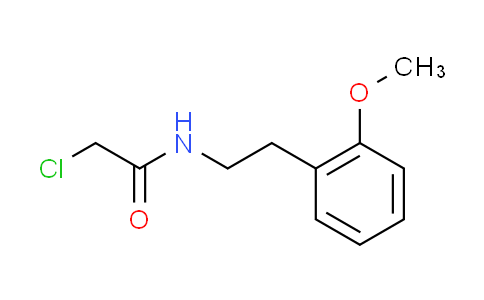 CAS No. 34162-11-3, 2-chloro-N-[2-(2-methoxyphenyl)ethyl]acetamide