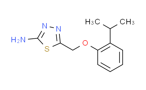 CAS No. 400739-14-2, 5-[(2-isopropylphenoxy)methyl]-1,3,4-thiadiazol-2-amine