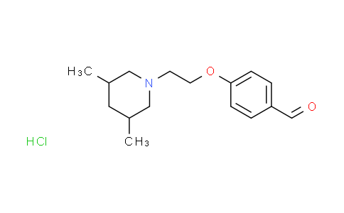 CAS No. 1349718-34-8, 4-[2-(3,5-dimethyl-1-piperidinyl)ethoxy]benzaldehyde hydrochloride