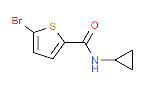 CAS No. 495382-05-3, 5-bromo-N-cyclopropyl-2-thiophenecarboxamide