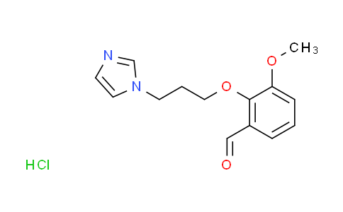 CAS No. 1349709-05-2, 2-[3-(1H-imidazol-1-yl)propoxy]-3-methoxybenzaldehyde hydrochloride