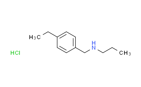 CAS No. 1049678-00-3, N-(4-ethylbenzyl)-1-propanamine hydrochloride
