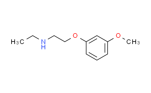 CAS No. 915923-69-2, N-ethyl-2-(3-methoxyphenoxy)ethanamine