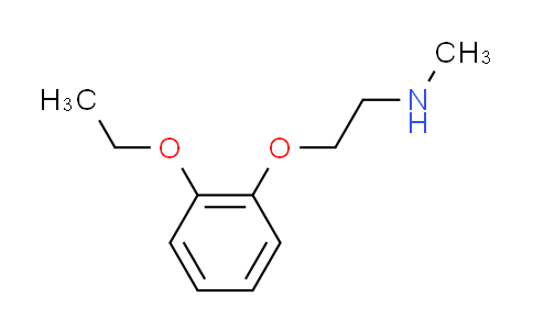 CAS No. 6660-49-7, 2-(2-ethoxyphenoxy)-N-methylethanamine