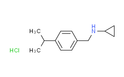 CAS No. 1049681-03-9, N-(4-isopropylbenzyl)cyclopropanamine hydrochloride