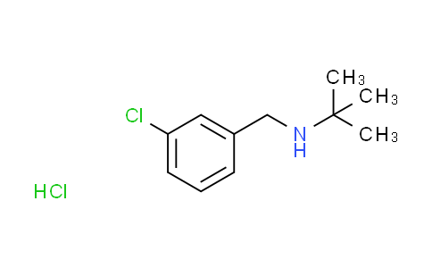 CAS No. 1050076-08-8, N-(3-chlorobenzyl)-2-methyl-2-propanamine hydrochloride