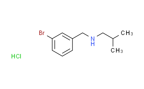 CAS No. 1049678-09-2, N-(3-bromobenzyl)-2-methyl-1-propanamine hydrochloride