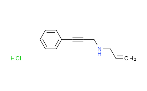 CAS No. 1049678-47-8, N-(3-phenyl-2-propyn-1-yl)-2-propen-1-amine hydrochloride