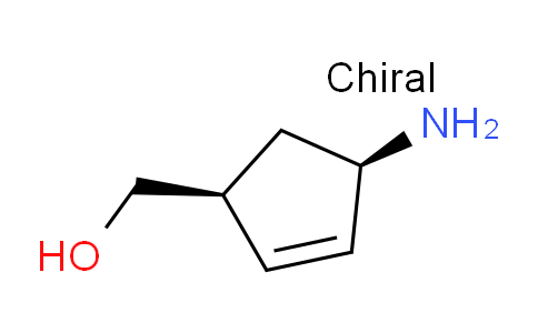CAS No. 136522-35-5, ((1S,4R)-4-Aminocyclopent-2-en-1-yl)methanol