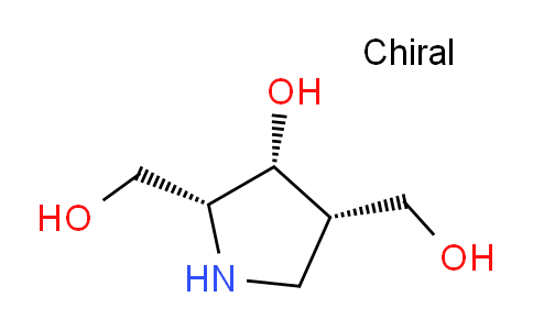 CAS No. 777040-70-7, ((2R,3R,4S)-3-Hydroxypyrrolidine-2,4-diyl)dimethanol