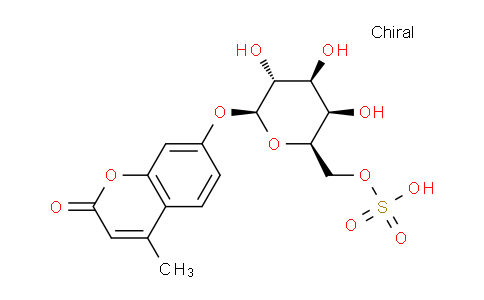 CAS No. 126938-14-5, ((2R,3R,4S,5R,6S)-3,4,5-Trihydroxy-6-((4-methyl-2-oxo-2H-chromen-7-yl)oxy)tetrahydro-2H-pyran-2-yl)methyl hydrogen sulfate