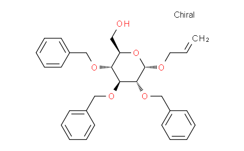 CAS No. 78184-40-4, ((2R,3R,4S,5R,6S)-6-(Allyloxy)-3,4,5-tris(benzyloxy)tetrahydro-2H-pyran-2-yl)methanol
