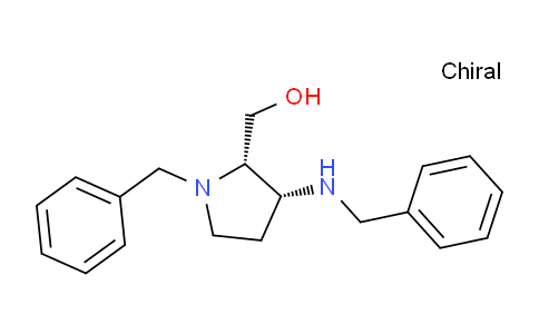 CAS No. 1932059-96-5, ((2S,3R)-1-Benzyl-3-(benzylamino)pyrrolidin-2-yl)methanol