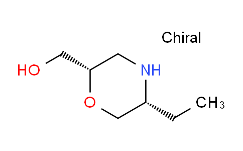 CAS No. 1227918-15-1, ((2S,5R)-5-Ethylmorpholin-2-yl)methanol