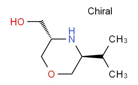 CAS No. 500708-40-7, ((3S,5S)-5-Isopropylmorpholin-3-yl)methanol