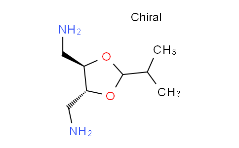 CAS No. 146092-05-9, ((4R,5R)-2-Isopropyl-1,3-dioxolane-4,5-diyl)dimethanamine