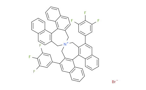 CAS No. 287384-12-7, (11bS,11'bS)-2,6-Bis(3,4,5-trifluorophenyl)-3,3',5,5'-tetrahydro-4,4'-spirobi[dinaphtho[2,1-c:1',2'-e]azepin]-4-ium bromide