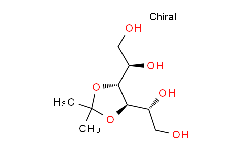 CAS No. 3969-84-4, (1R,1'R)-1,1'-((4R,5R)-2,2-Dimethyl-1,3-dioxolane-4,5-diyl)bis(ethane-1,2-diol)