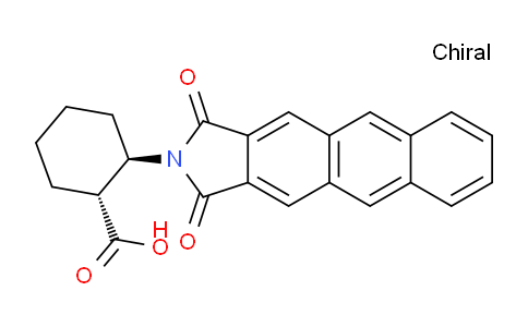 CAS No. 446044-44-6, (1R,2R)-2-(1,3-Dioxo-1H-naphtho[2,3-f]isoindol-2(3H)-yl)cyclohexanecarboxylic acid