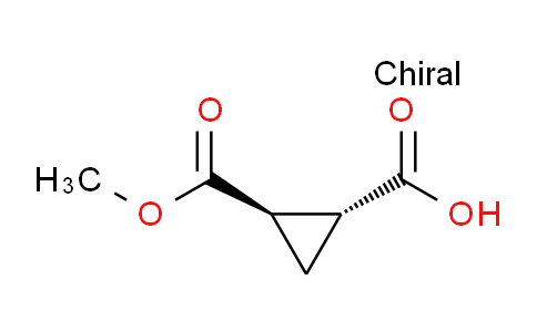 CAS No. 88335-97-1, (1R,2R)-2-(Methoxycarbonyl)cyclopropanecarboxylic acid