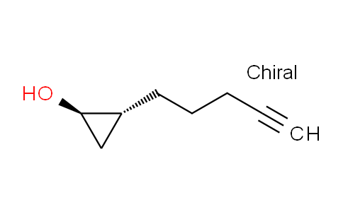 CAS No. 1350619-77-0, (1R,2R)-2-(Pent-4-yn-1-yl)cyclopropanol