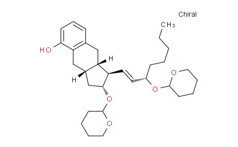 CAS No. 81846-28-8, (1R,2R,3aS,9aS)-2-((Tetrahydro-2H-pyran-2-yl)oxy)-1-((3S,E)-3-((tetrahydro-2H-pyran-2-yl)oxy)oct-1-en-1-yl)-2,3,3a,4,9,9a-hexahydro-1H-cyclopenta[b]naphthalen-5-ol