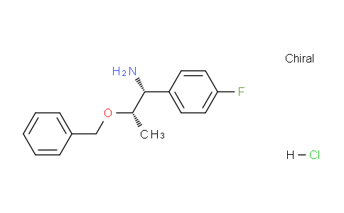 CAS No. 1263094-97-8, (1R,2S)-2-(Benzyloxy)-1-(4-fluorophenyl)propan-1-amine hydrochloride