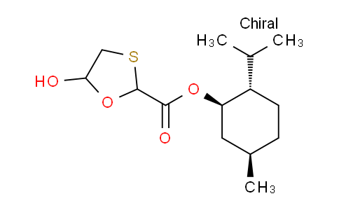 CAS No. 200396-19-6, (1R,2S,5R)-2-Isopropyl-5-methylcyclohexyl 5-hydroxy-1,3-oxathiolane-2-carboxylate