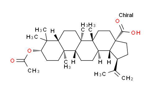 CAS No. 10376-50-8, (1R,3aS,5aR,5bR,7aR,9S,11aR,11bR,13aR,13bR)-9-Acetoxy-5a,5b,8,8,11a-pentamethyl-1-(prop-1-en-2-yl)icosahydro-1H-cyclopenta[a]chrysene-3a-carboxylic acid