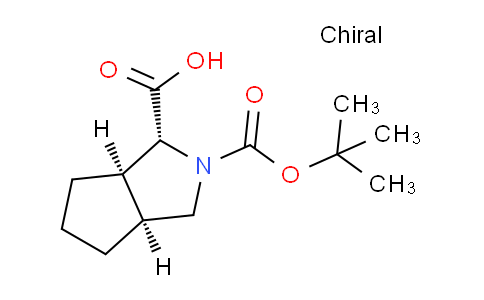 CAS No. 1393524-06-5, (1R,3aS,6aR)-2-(tert-Butoxycarbonyl)octahydrocyclopenta[c]pyrrole-1-carboxylic acid