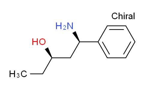 CAS No. 1263078-11-0, (1R,3R)-1-Amino-1-phenylpentan-3-ol