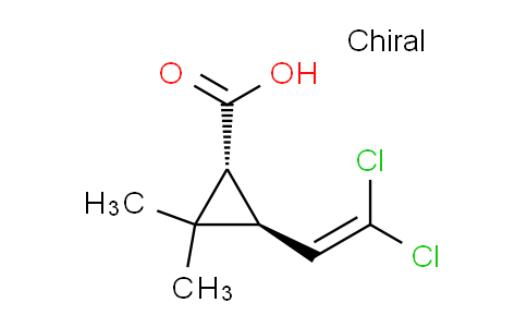 CAS No. 55701-03-6, (1R,3S)-3-(2,2-Dichlorovinyl)-2,2-dimethylcyclopropanecarboxylic acid