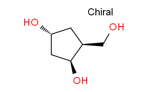 CAS No. 1932366-87-4, (1R,3S,4S)-4-(Hydroxymethyl)cyclopentane-1,3-diol