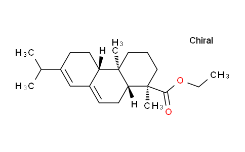 CAS No. 631-71-0, (1R,4aR,4bR,10aR)-Ethyl 7-isopropyl-1,4a-dimethyl-1,2,3,4,4a,4b,5,6,10,10a-decahydrophenanthrene-1-carboxylate