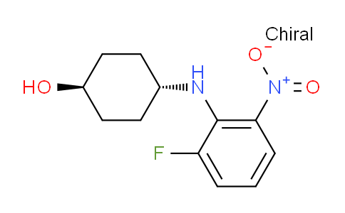 CAS No. 1233958-43-4, (1R,4R)-4-((2-Fluoro-6-nitrophenyl)amino)cyclohexanol