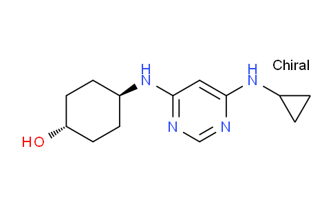 CAS No. 1353980-65-0, (1r,4r)-4-((6-(Cyclopropylamino)pyrimidin-4-yl)amino)cyclohexanol