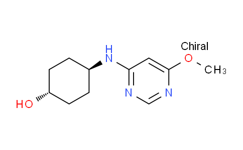 CAS No. 1353984-46-9, (1r,4r)-4-((6-Methoxypyrimidin-4-yl)amino)cyclohexanol