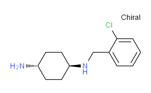 CAS No. 1286319-90-1, (1r,4r)-N1-(2-Chlorobenzyl)cyclohexane-1,4-diamine