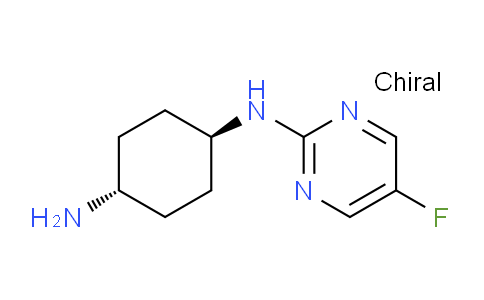 CAS No. 1400637-02-6, (1r,4r)-N1-(5-Fluoropyrimidin-2-yl)cyclohexane-1,4-diamine