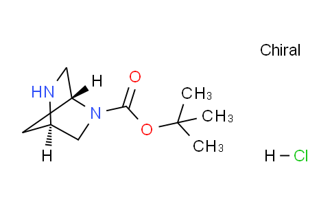 CAS No. 1269437-74-2, (1R,4R)-tert-Butyl 2,5-diazabicyclo[2.2.1]heptane-2-carboxylate hydrochloride