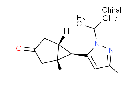 CAS No. 1799892-89-9, (1R,5S,6R)-6-(3-iodo-1-isopropyl-1H-pyrazol-5-yl)bicyclo[3.1.0]hexan-3-one