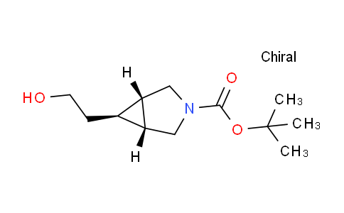 CAS No. 1648868-97-6, (1R,5S,6S)-tert-butyl 6-(2-hydroxyethyl)-3-azabicyclo[3.1.0]hexane-3-carboxylate