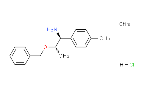 CAS No. 1263094-71-8, (1S,2S)-2-(Benzyloxy)-1-(p-tolyl)propan-1-amine hydrochloride