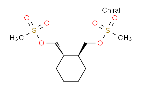 CAS No. 173658-50-9, (1S,2S)-Cyclohexane-1,2-diylbis(methylene) dimethanesulfonate