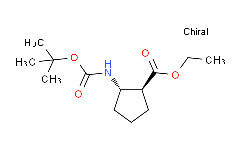 CAS No. 143617-95-2, (1S,2S)-Ethyl 2-((tert-butoxycarbonyl)amino)cyclopentanecarboxylate