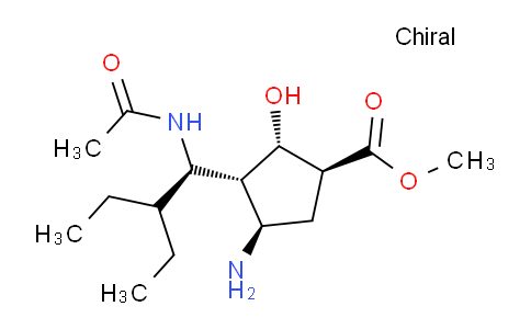CAS No. 229615-05-8, (1S,2S,3R,4R)-Methyl 3-((R)-1-acetamido-2-ethylbutyl)-4-amino-2-hydroxycyclopentanecarboxylate